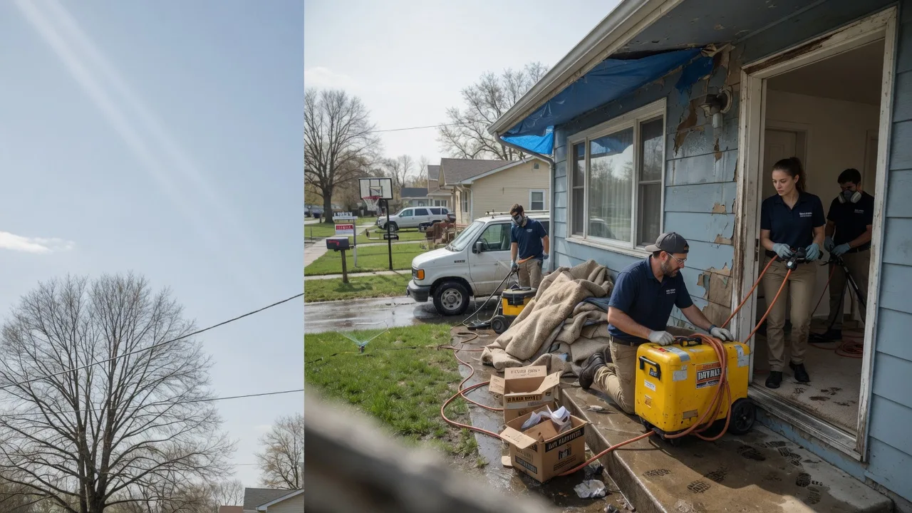 Basement Flood Cleanup in Liberty, KS near me